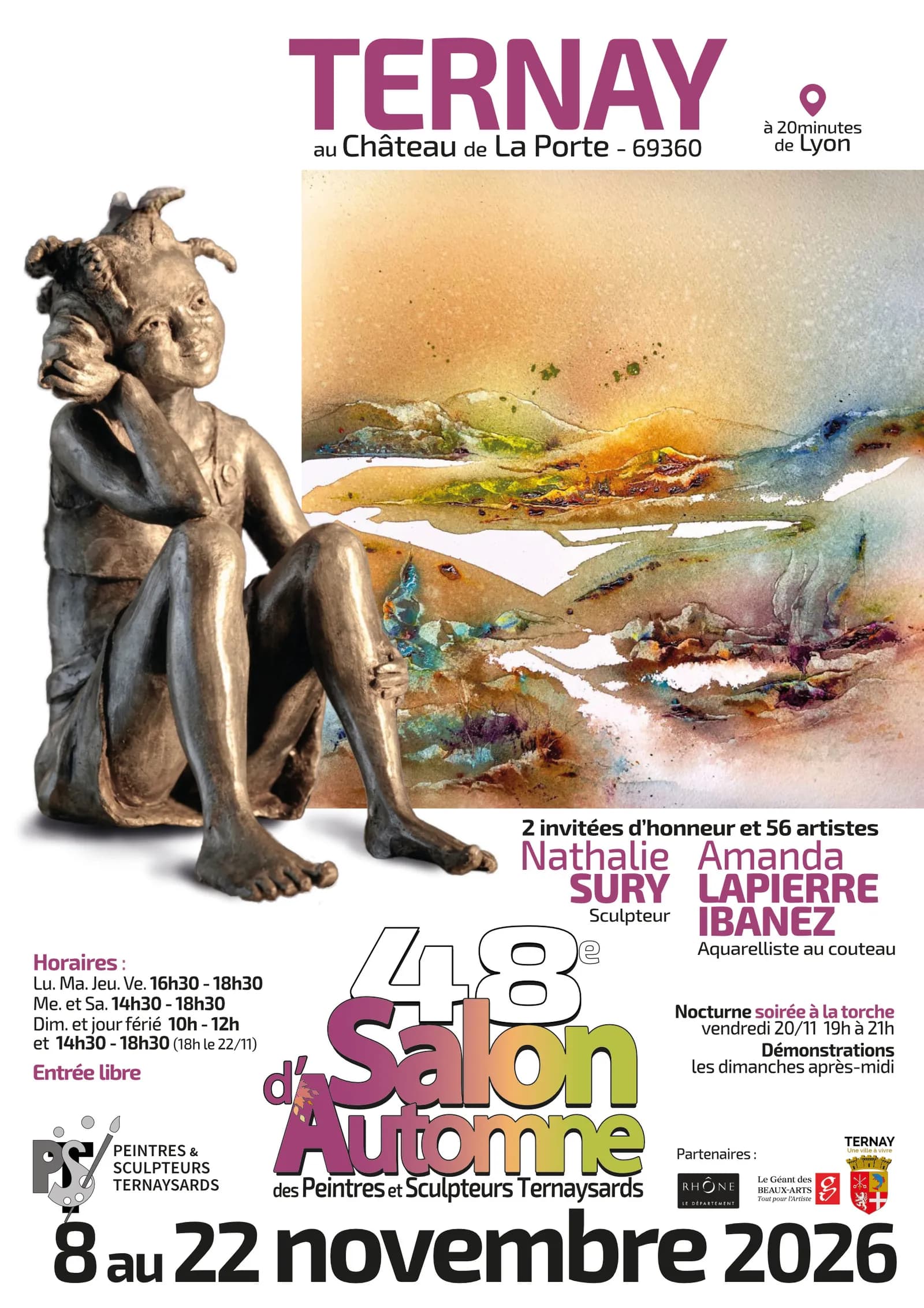 48e Salon d’Automne à TERNAY 