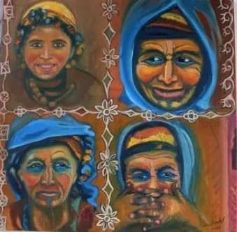 Visages berbères Maroc