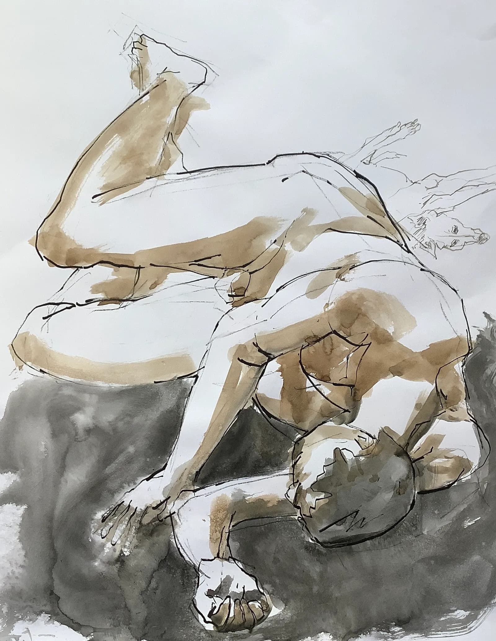 nu masculin couché 2 