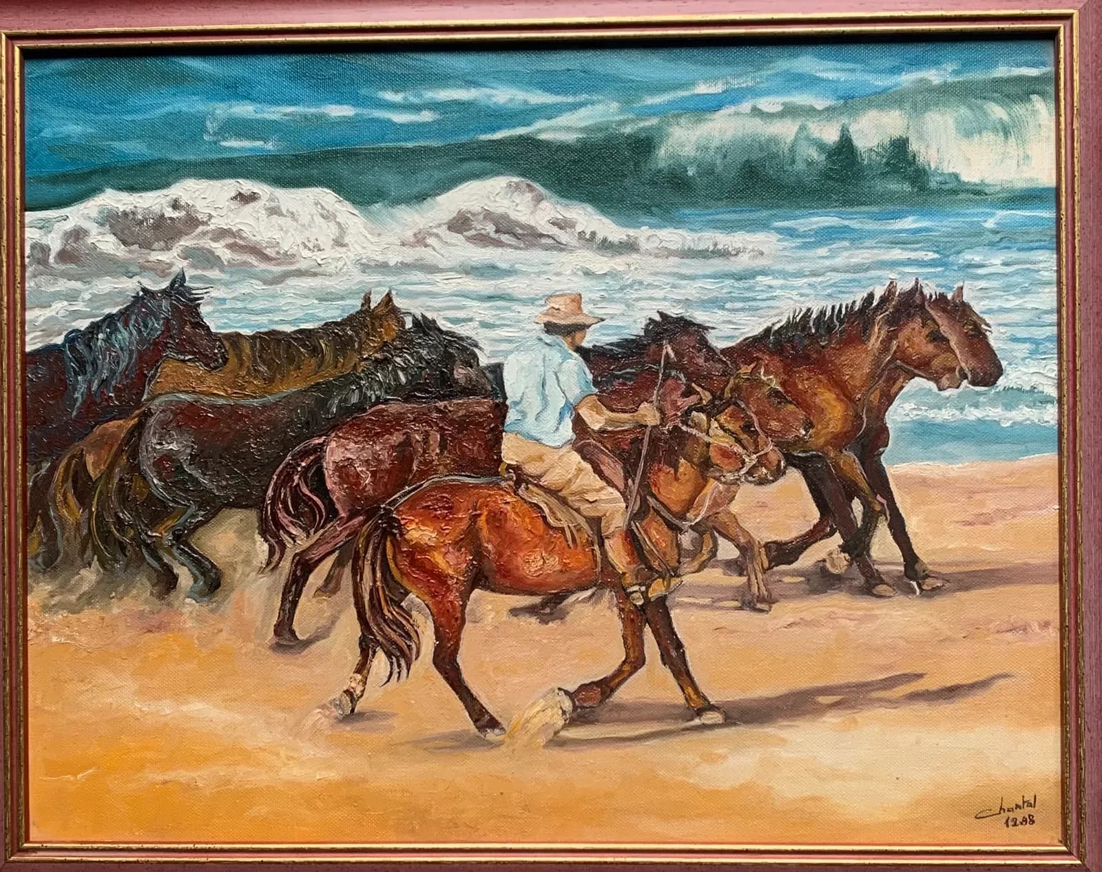chevaux au galop