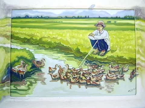 le gardien de canard VIETNAM