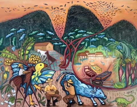 Nature Cubaine -Huile/toile /