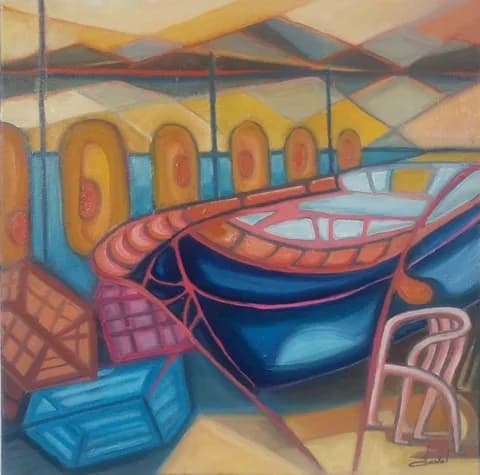 Sète huile/acryl